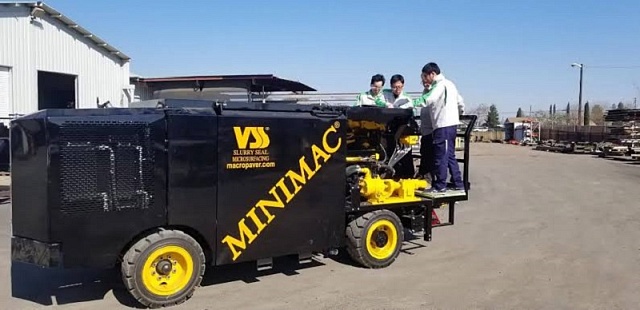 Самоходная машина нанесения покрытий VSS Minimac Paver Tier 4